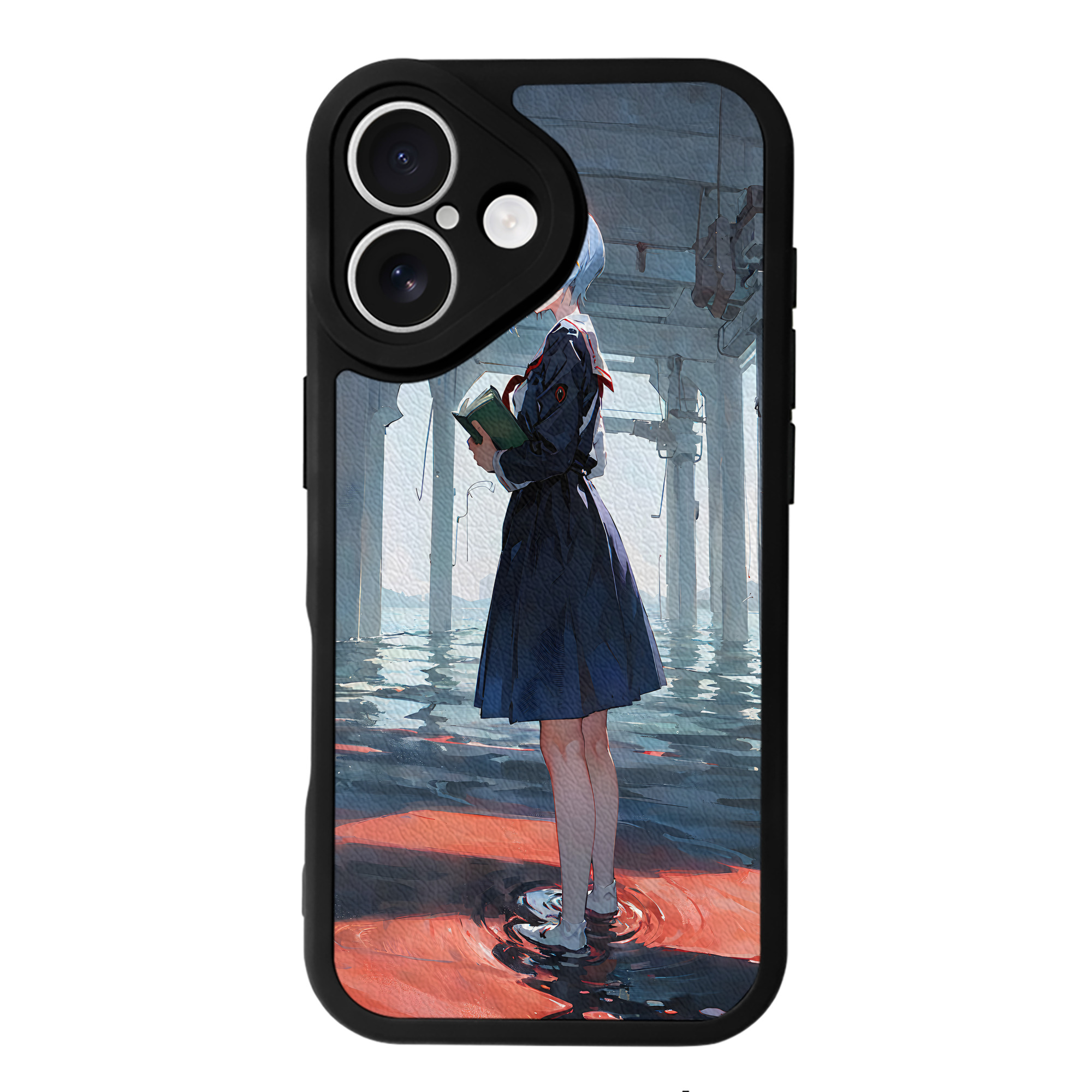 （画像用） EVA 新世紀エヴァンゲリオン 【iPhone 16シリーズ対応】シリコンスマホケース（レザー調） 材質：シリコン